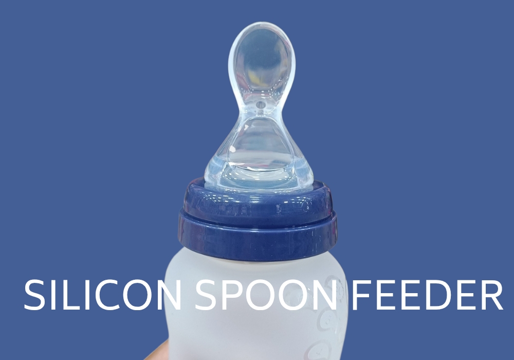 Silicone Feeding Bottle Spoon – Easy & Mess-Free Baby Feeding Solution
